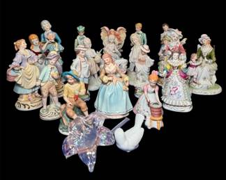 Collectors Dream Vintage Porcelain Figurine Estate Collection