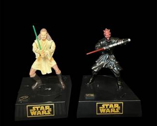 Star Wars Darth Maul QuiGon Jinn Iconic Collectibles