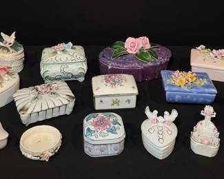 Heirlooms of Tomorrow A Collection of Exquisite Vintage Trinket Boxes Dishes