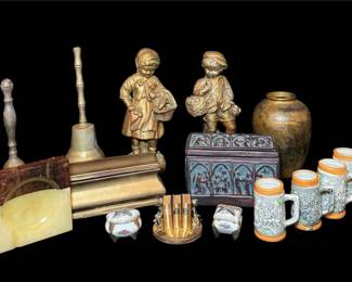 Eclectic Treasures Bronze, Beersteins, Smoking Collectibles