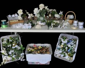Elegant Collection of White Floral Arrangements More... Get it at Great Auction Prices