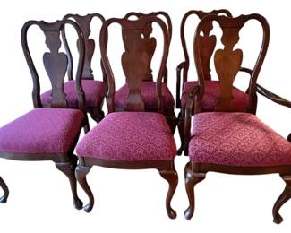 Vintage Queen AnneStyle Dining Chairs