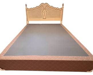 Queen Size Rattan French Style Bed Frame