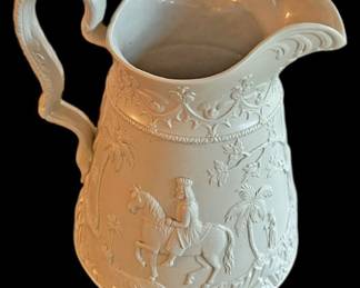 Antique Jones Walley Stoneware Jug