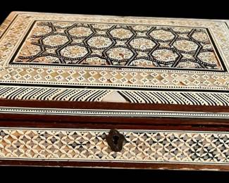 Handmade Mother of Pearl Jewelry Box