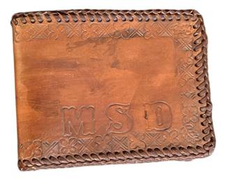 HandTooled Leather Bifold Wallet