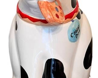 Vintage Coco Dowley Spotted Dog Cookie Jar