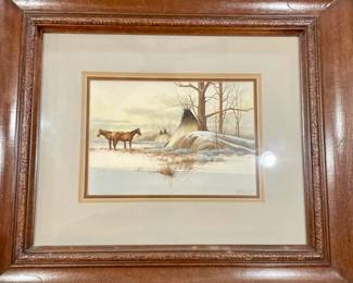 Jeffrey H Craven. Late in the Day Watercolor