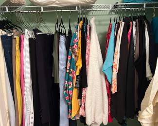 PLUS sizes- most are new with tags from Kim Graver, Belle, Catherine’s, Liz, Romans,