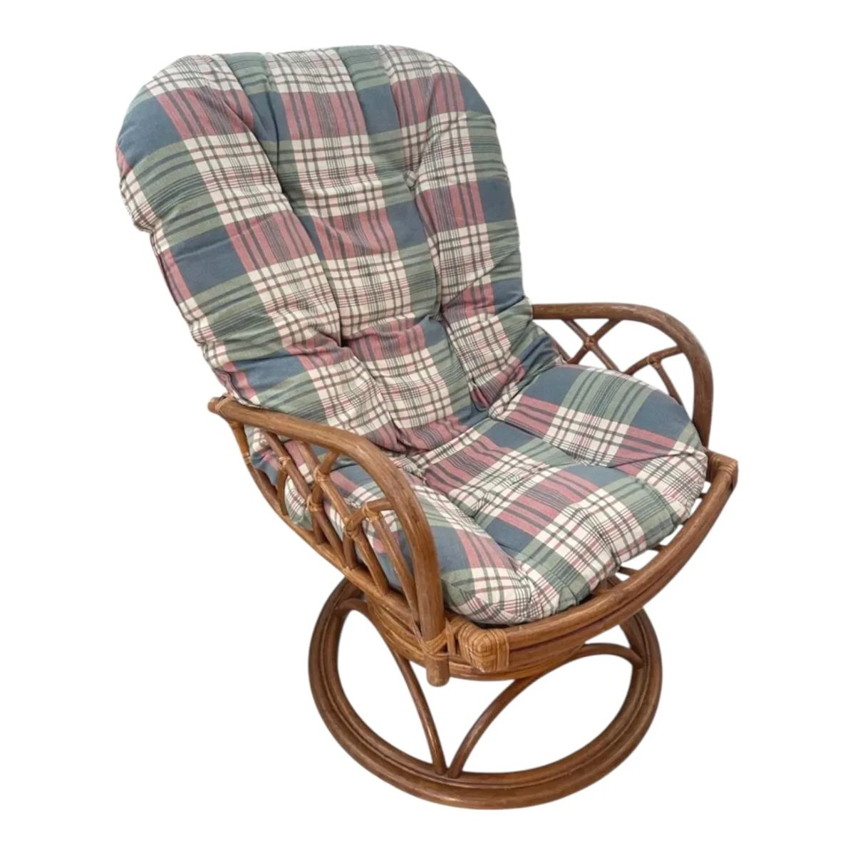 Rattan Swivel Armchair