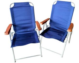 Two Folding Chairs