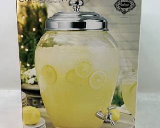 Shannon Crystal by Godinger Charleston Glass Beverage Dispenser