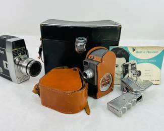 Bell & Howell 8mm Movie Cameras