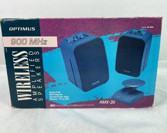 Optimus AMX‑20 Wireless Amplified Speakers