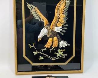Framed Embossed Eagle