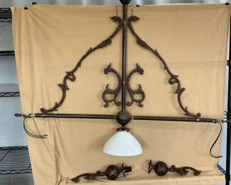 Dragon Parlor Lamp Pieces