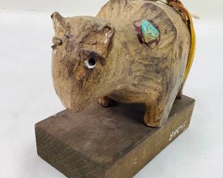 Zuni Bear Fetish By Iris Barna