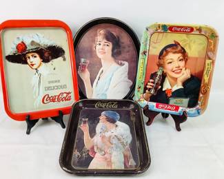 Coca-Cola Metal Trays