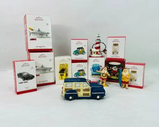 Beach-Themed Hallmark Christmas Ornaments