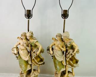 Vintage Sculptural Lamps