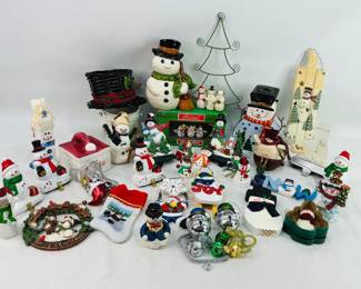 Snowman-Themed Christmas Decor