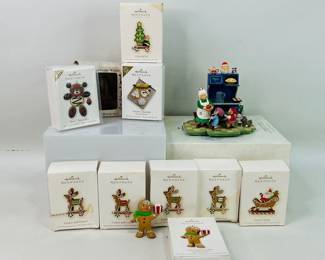 Hallmark Keepsake Display Piece & Ornaments