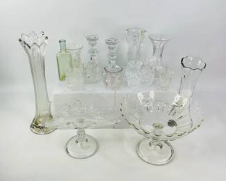 Early American Pressed Glass & Cut Glass