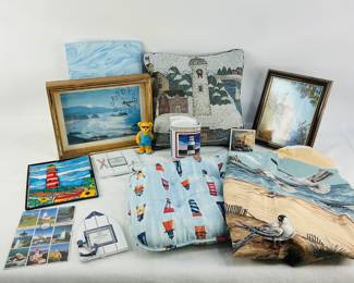 Lighthouse and Beach Decor