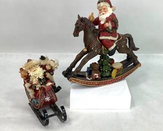 Festive Santa Figurines