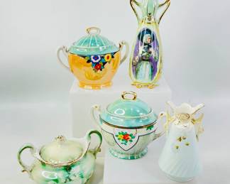 Porcelain Sugar Bowls & More