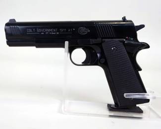 Umarex Colt Gov't 1911 A1 .177 Pellet CO2 Airgun SN# F070723193, Pellets, CO2 Cartridge, Paperwork, In Hard Case