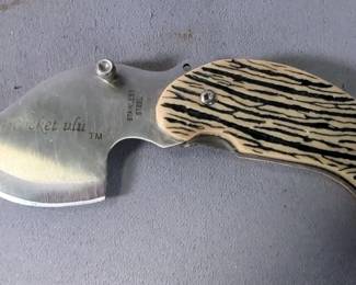 Pocket ulu Folding Pocketknife, 2.25" Blade