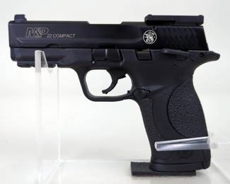 Smith & Wesson M&P 22 Compact .22 LR Pistol SN# HJF3159, Original Sight (Loose), Tools, 2 Total Mags, Paperwork, In Box