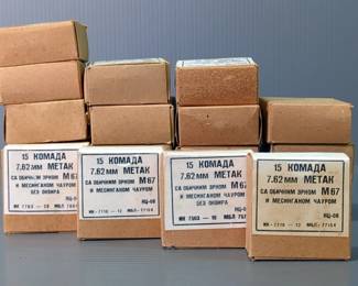 Russian 7.62mm Ammo, Approx 295 Rds