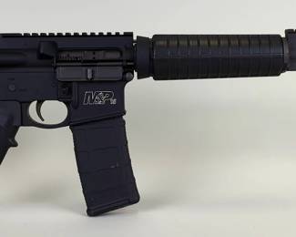 Smith & Wesson M&P 15 5.56 Nato Rifle SN# TU33968, Adjustable Stock