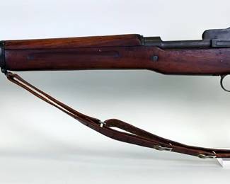 Eddystone US Model of 1917 30-06 Sprg Bolt Action Rifle SN# 436280, Flaming Bomb On Receiver And Bbl, Dated 2-18, Leather Sling