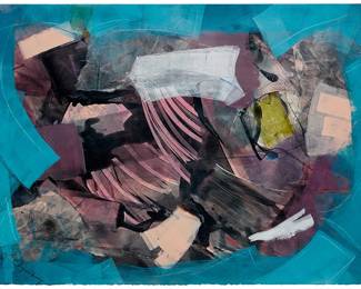 2295
Aaron Hequembourg
(20th Century)
Abstract composition
Acrylic on paper
Signed lower left: Aaron Hequembourg
Sheet: 20.75" H x 29.5" W
Estimate: $500 - $700