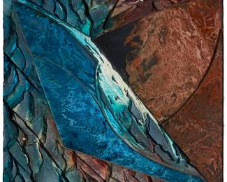 2292
Laddie John Dill
(b. 1943)
Untitled
Mixed media on panel
Unsigned
24" H x 24" W x 2.625" D (approx.)
Estimate: $500 - $700