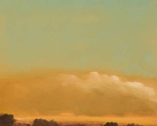 2103
Robert Marchessault
(b. 1953)
"Evening Cloud II," 2001
Oil on board
With the incised signature lower left: Marchessault; signed again, titled, and dated 2001, all verso
23" H x 20" W
Estimate: $600 - $800