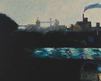 2030
Deanna Forbes
(b. 1940)
"With a Little Help From My Friends," 1992
Oil on canvas
Signed, titled, and dated, all verso: © Deanna M Forbes / 2.13.92; with an alternate date "3.1.92" also verso
48" H x 59" W
Estimate: $1,500 - $2,000