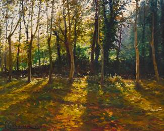 2095
20th Century American School
"Morning Shadows"
Oil on canvas
Indistinctly signed lower left; titled and numbered "#931" on the stretcher
20" H x 24" W
Estimate: $400 - $600