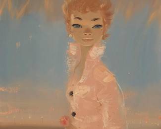 2346
Igor Pantuhoff
(1911-1972)
Portrait of a woman in pink
Oil on canvas
Signed lower right: Igor
24" H x 20" W
Estimate: $600 - $800