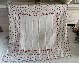 Hand-embellished Tablecloth