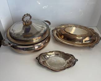 Silver-plated Serving Dishes