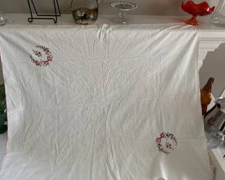 Hand-embellished Tablecloth