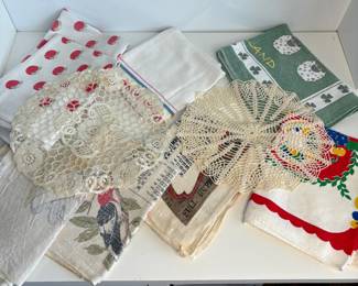 Doilies, Linen & Cotton Textiles