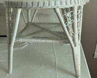 Wicker Side Table