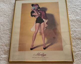 Marilyn Monroe Poster with COA