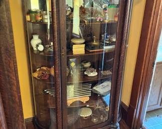 Claw Foot Curio Cabinet