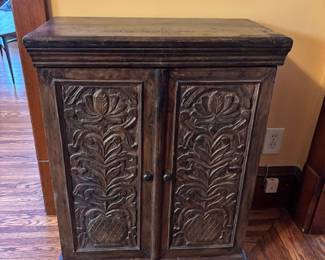 Wood Carved Cabinet